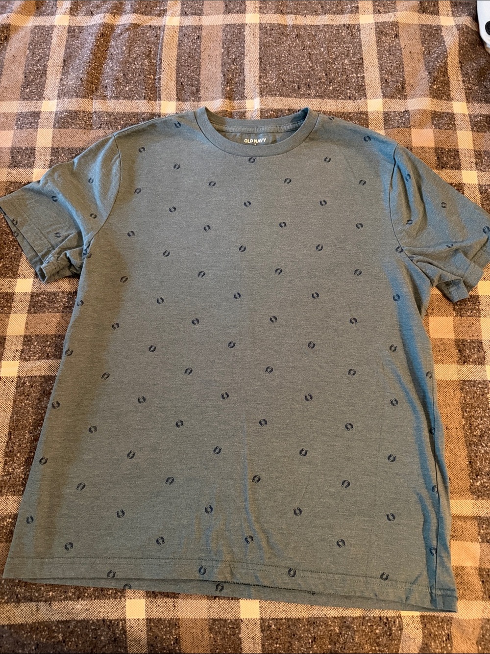 Old Navy Unisex Teal Short-Sleeve Crewneck T-Shirt